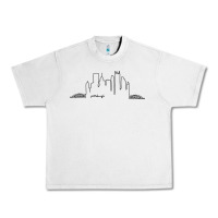 Lunar Rock pittsburgh skyline city Urban Heavy Tee - artisFamous