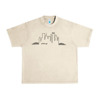 Sandshell pittsburgh skyline city Urban Heavy Tee - artisFamous