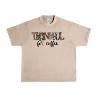 French Oak thankful for coffee Urban Heavy Tee - CowhideDigitalArt