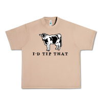 Burro i'd tip that funny cow tipping design Urban Heavy Tee - artisFamous