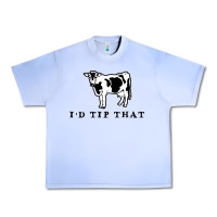 Grape Ice i'd tip that funny cow tipping design Urban Heavy Tee - artisFamous