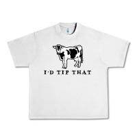Lunar Rock i'd tip that funny cow tipping design Urban Heavy Tee - artisFamous