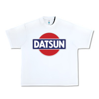 White New Japanese Datsun Fanatics Urban Heavy Tee - artisFamous