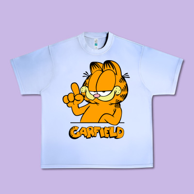 Funny Garfild New Vector Design Urban Heavy Tee Designed By Artisfamous
