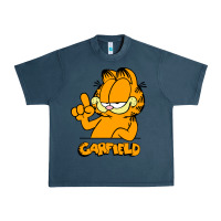 Midnight Navy Funny Garfild new vector design Urban Heavy Tee - artisFamous