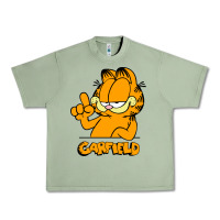 Oil Green Funny Garfild new vector design Urban Heavy Tee - artisFamous