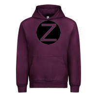 Mauve Wine zeerba logo redimension v2 Urban Hoodie - chombo