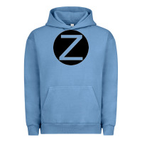 Pigment Pebble Blue zeerba logo redimension v2 Urban Hoodie - chombo