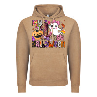 Vintage Coffee my 1st halloween Vintage Hoodie - BarkalooDesign