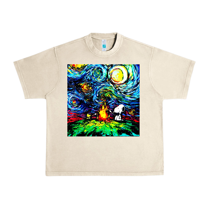 Starry Night Print Van Gogh Parody Urban Heavy Tee by artisFamous | Teevron