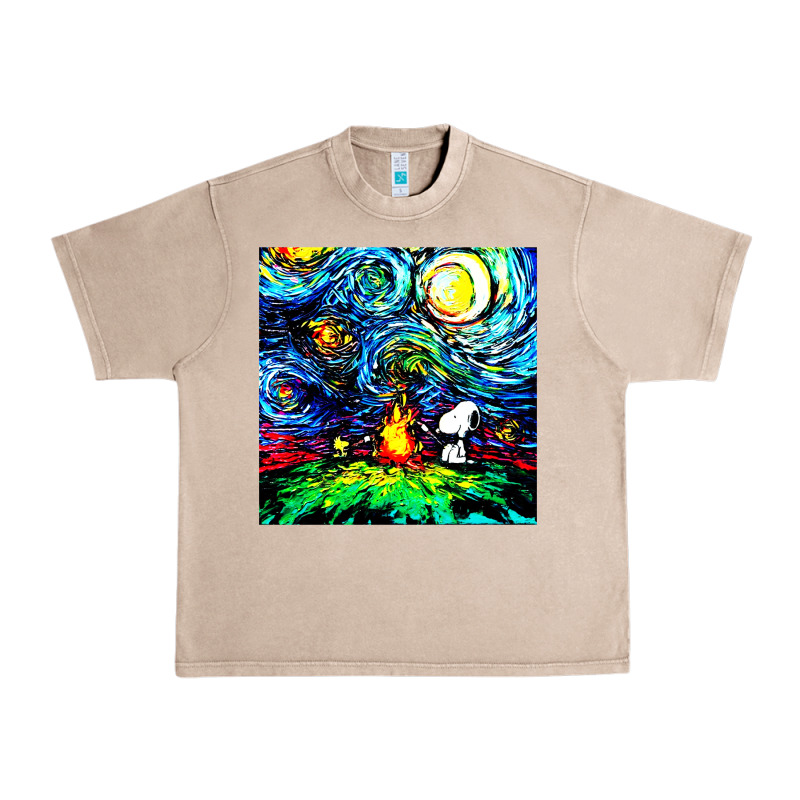 Starry Night Print Van Gogh Parody Urban Heavy Tee by artisFamous | Teevron