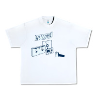 White analog retirement Urban Heavy Tee - artisFamous