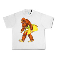 Lunar Rock bigfoot carrying taco Urban Heavy Tee - artisFamous