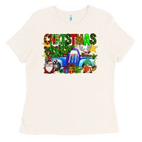 Bone christmas truck Ladies Tee - SublimationCraftShop