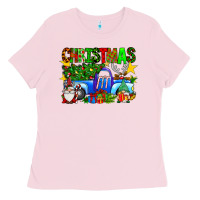 Christmas Truck Ladies Tee | Teevron