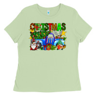 Matcha christmas truck Ladies Tee - SublimationCraftShop