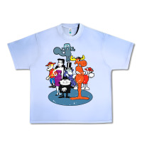 Grape Ice rocky & bullwinkle and friends Urban Heavy Tee - artisFamous
