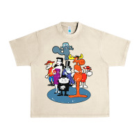 Sandshell rocky & bullwinkle and friends Urban Heavy Tee - artisFamous