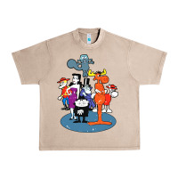 French Oak rocky & bullwinkle and friends Urban Heavy Tee - artisFamous