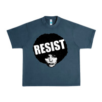 Midnight Navy angela davis speaking Urban Heavy Tee - artisFamous