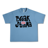 Pebble Blue end the stigma merch Urban Heavy Tee - artisFamous