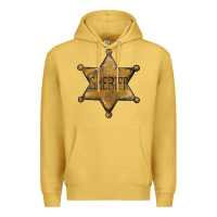 Antique Gold sheriff star Premium Hoodie - BarkalooDesign