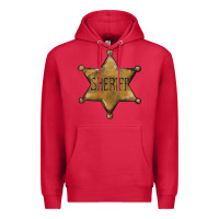 Cardinal sheriff star Premium Hoodie - BarkalooDesign