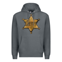 Rock sheriff star Premium Hoodie - BarkalooDesign