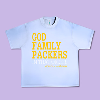 God Family Packers In That Order Urban Heavy Tee Designed By Artisfamous