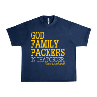 Navy god family packers in that order Urban Heavy Tee - artisFamous