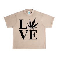 French Oak love weed 420 Urban Heavy Tee - artisFamous