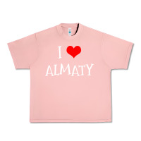 Salmon i love almaty city Urban Heavy Tee - artisFamous