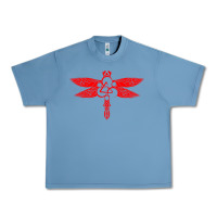 Pebble Blue coheed and cambria dragonfly Urban Heavy Tee - artisFamous