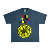 Midnight Navy the stone roses Urban Heavy Tee - artisFamous