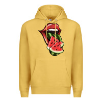 Antique Gold Watermelon Tongue Premium Hoodie - Jasminsmagicworld