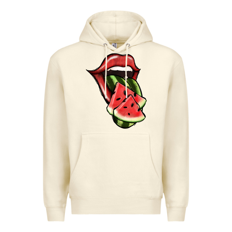 Watermelon Tongue Premium Hoodie by Jasminsmagicworld | Teevron