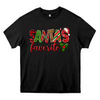 Black Santa's Favorite Heavy Core Tee - BundleAndBundleShop