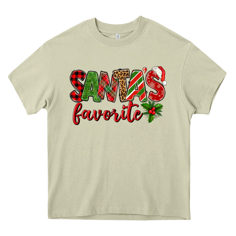 Santa's Favorite Heavy Core Tee by BundleAndBundleShop | Teevron