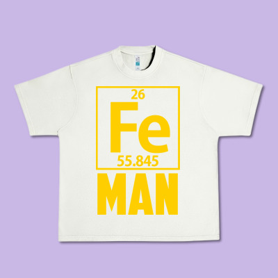 Fe Man Funny Superhero For Halloween Urban Heavy Tee Designed By Artisfamous