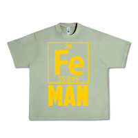 Oil Green fe man funny superhero for halloween Urban Heavy Tee - artisFamous