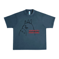 Midnight Navy best studio ghibli Urban Heavy Tee - artisFamous
