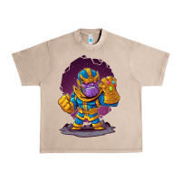 French Oak cartoons super hero Strong Hands Urban Heavy Tee - artisFamous