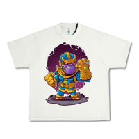 Pistachio cartoons super hero Strong Hands Urban Heavy Tee - artisFamous