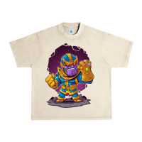 Sandshell cartoons super hero Strong Hands Urban Heavy Tee - artisFamous
