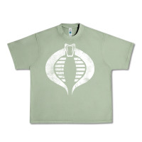 Oil Green vintage cobra symbol Urban Heavy Tee - artisFamous