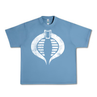 Pebble Blue vintage cobra symbol Urban Heavy Tee - artisFamous