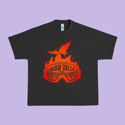 Squaw Valley Winter Olympics 1960 Urban Heavy Tee Designed By Artisfamous