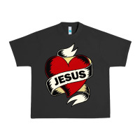 Pigment Black jesus love Urban Heavy Tee - artisFamous