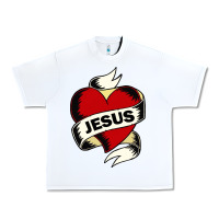 White jesus love Urban Heavy Tee - artisFamous