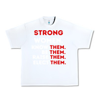 White strong women know them be them Urban Heavy Tee - artisFamous